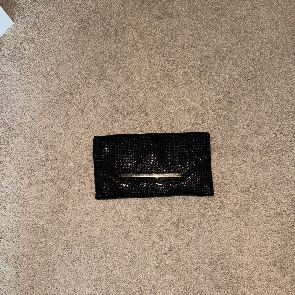 Elegant Black Clutch Bag BCBG